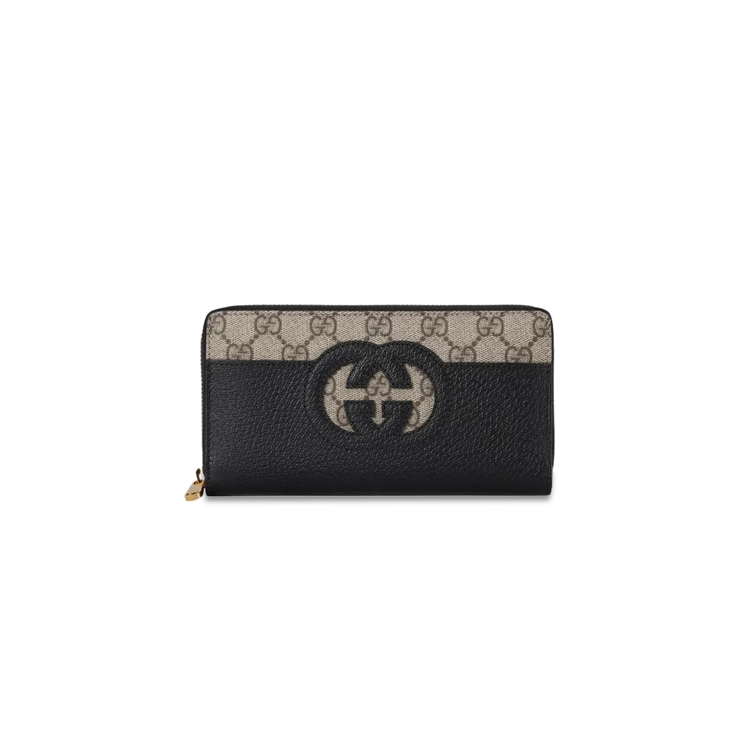 GUCCI CANVAS WITH LEATHER WALLET 701423 (19*10*3cm)